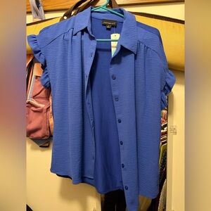 Papermoon Blue Women's Blouse